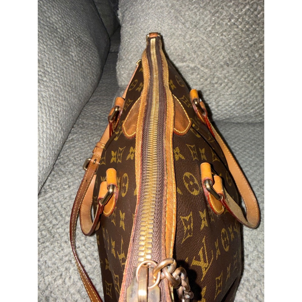 Louis Vuitton Palermo PM Monogram Canvas Handbag Brown Tote M40145 - Picture 7 of 16